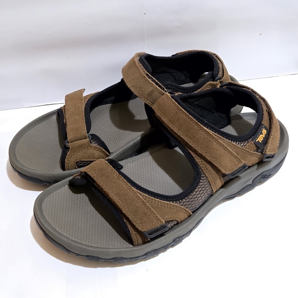 Teva‎ Trailpulse Men's Sandals Brown Hiking Outdoor Velcro Comfort